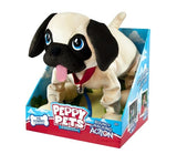 Peppy Pets - Плюшен Любимец За Разходка Навън - Кученце Мопс