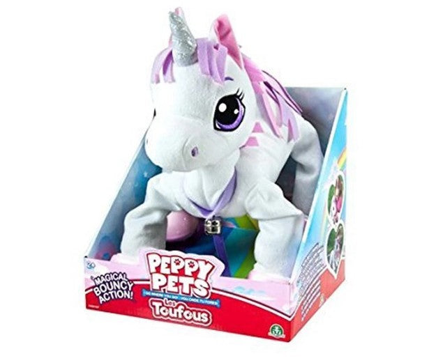 Peppy Pets - Плюшен Любимец За Разходка Навън - Еднорог