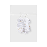 1625 Комплект Трик. 4Ч. Къс Черен 6-9 --- BebeMama