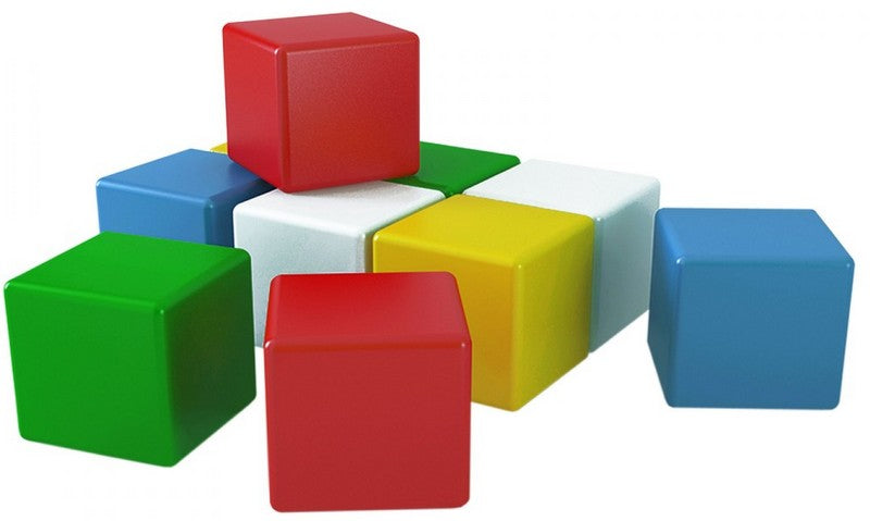 Кубчета Многоцветни 35Х14Х7 См 10 Бройки