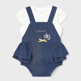 1693 Комплект Дънков Гащ. Деним 6-9 --- BebeMama