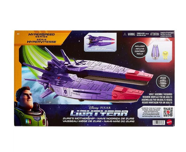 Disney Pixar Lightyear - Боен Кораб На Зург С Оръжие И Дрон