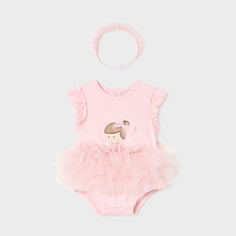 1732 Боди С Балетна Пола И Диадема Беброзов 4-6 --- BebeMama