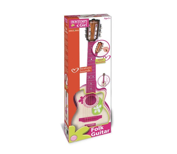 Bontempi - Пластмасова Китара, Розова