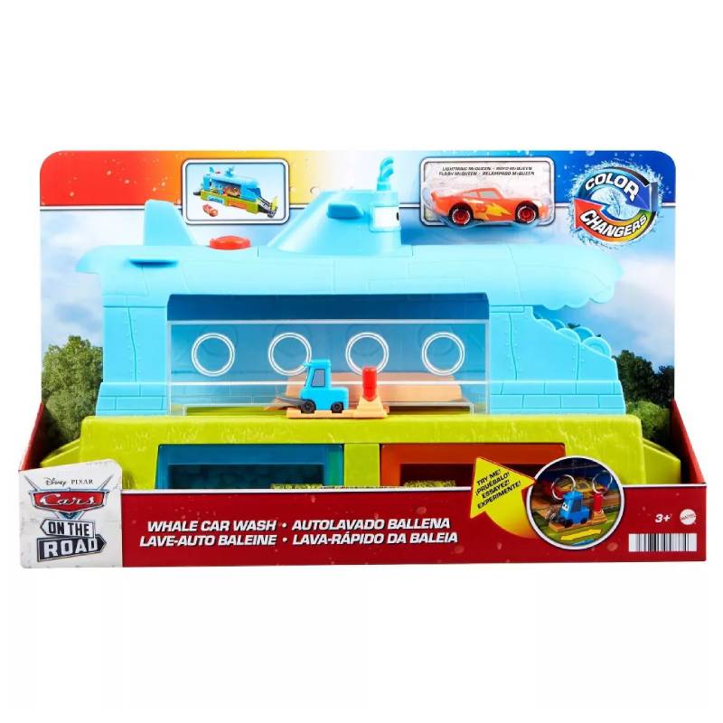 Игрален Комплект Color Change Whale Car Wash Mattel