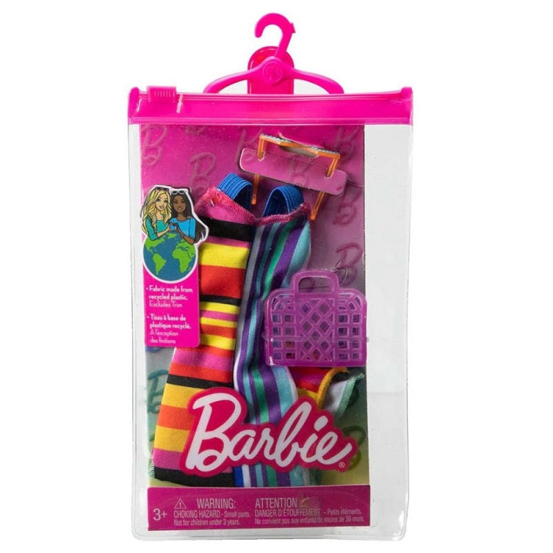 Hjt22 Barbie Модни Тоалети С Аксесоари Stripy Mattel