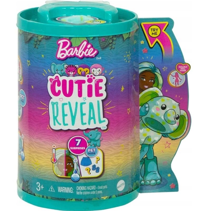 Barbie C. Reveal Elephant Кукла Chelsea Изненада Mattel