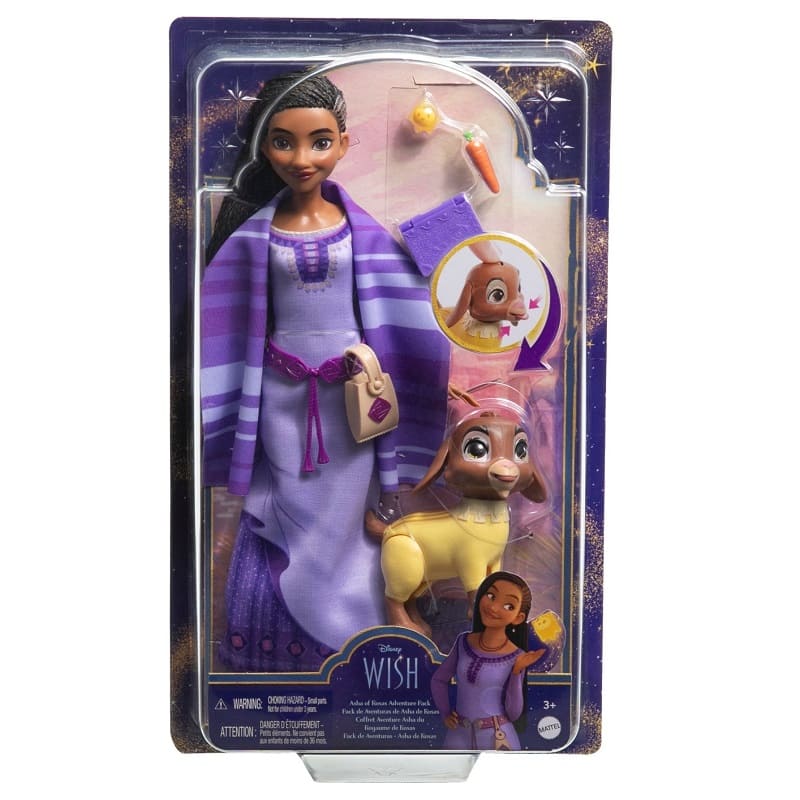 Disney Wish Rosas Asha Adventure Pack Mattel
