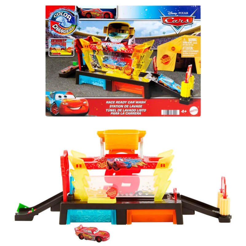 Cars Villám McQueen Autómosó Mattel