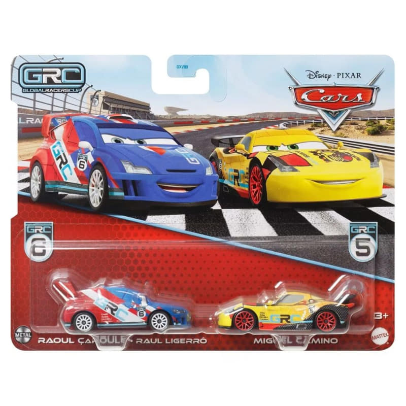 Cars Fém Autók Raoul Caroule és Miguel Camino Mattel