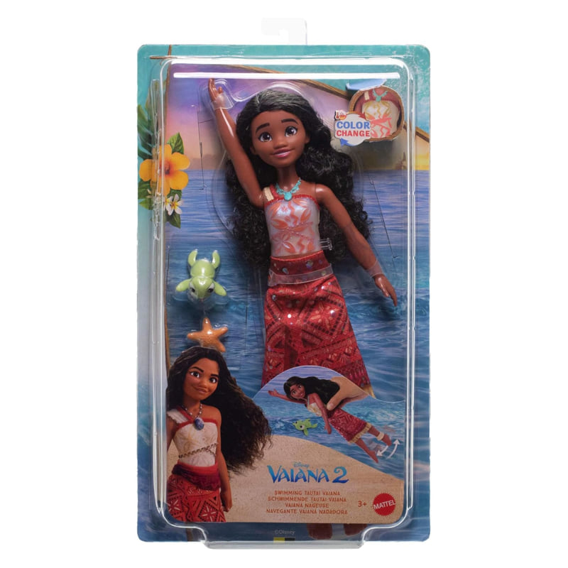 Disney Úszó Vaiana Tautai baba Mattel