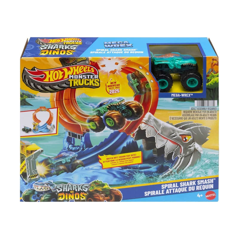Jfr08 Hw pályaszett dugóhúzó Shark Smash Mattel