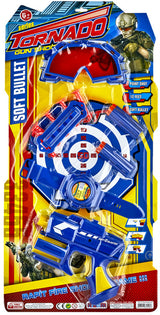 Set Tornado cu pistol cu gloanțe moi și ochelari de protecție 29X58X4