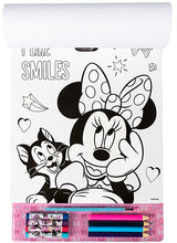 Комплект За Вълшебно Рисуване Мини Маус С 20 Листа За Оцветяване, 4 Листа За Рисуване С Вода, 4 Пастела, 4 Молива За Оцветяване,Стикери И Четка А4