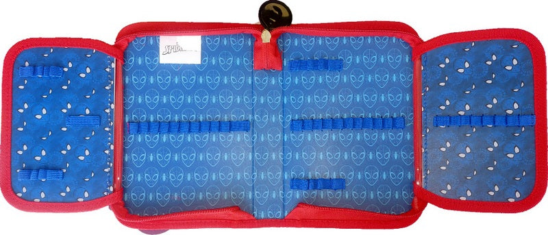 Несесер Спайдермен 21 Х15 Х 4 С 1 Цип С 2 Отделения С Места За43 Химикала И Молива 3 Места Да Линия Острилка И Гума