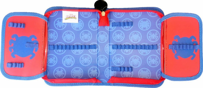 Несесер Спайдермен 21 Х15 Х 4 С 1 Цип С 2 Отделения С Места За43 Химикала И Молива 3 Места Да Линия Острилка И Гума