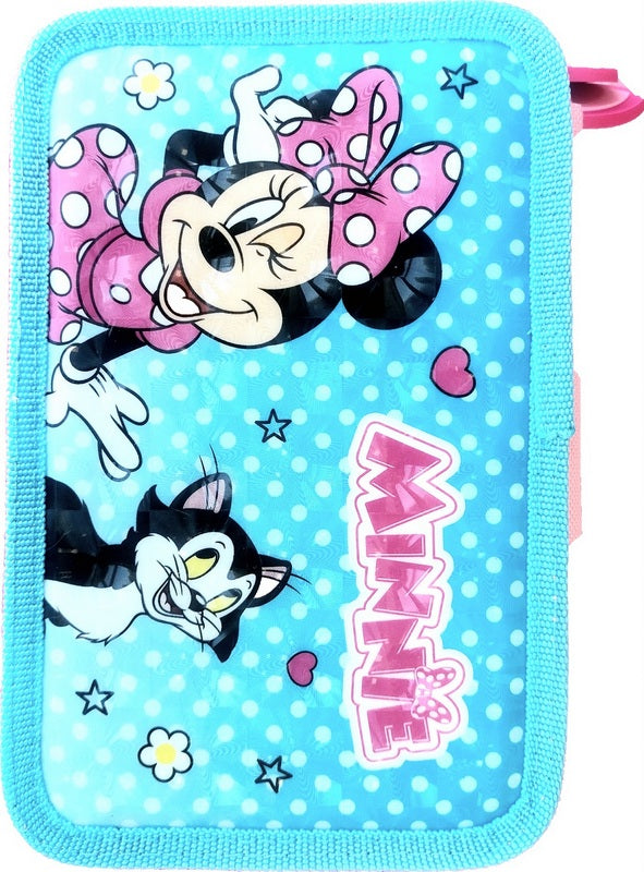 Несесер Мини Маус 21 Х15 Х 8С 3 ЦипаС 3 Отделения С Места За43 Химикала И Молива 3 Места За Линия Острилка И Гума И Др.