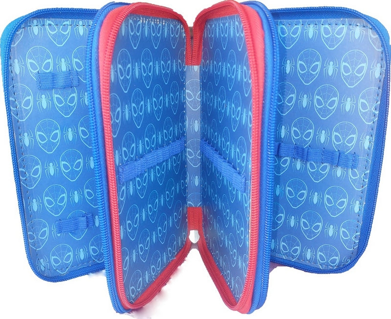 Несесер Спайдермен 21 Х15 Х 8С 3 ЦипаС 3 Отделения С Места За43 Химикала И Молива 3 Места За Линия Острилка И Гума И Др.