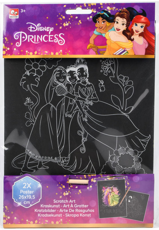 Гравюра Игра С Изчегъртване Дисни Принцеси С Инструмент И 2 Табла 28Х20Х0,6