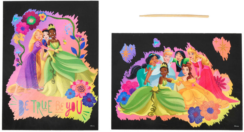 Гравюра Игра С Изчегъртване Дисни Принцеси С Инструмент И 2 Табла 28Х20Х0,6