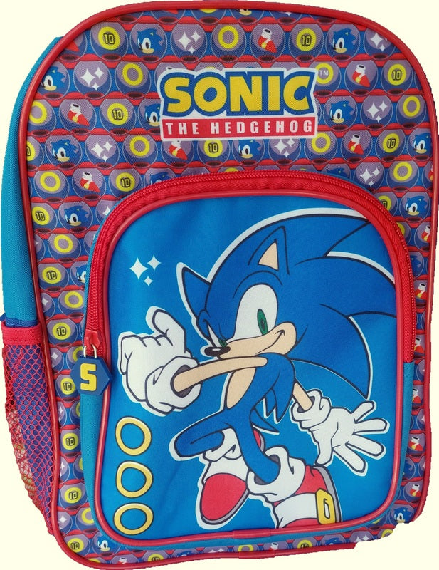 Раница Соник32Х25Х11 Регулируеми Презрамки Със Страничен Джоб С 1 Голямо Отделение И 1 Малко Отделение С Отваряне С Цип