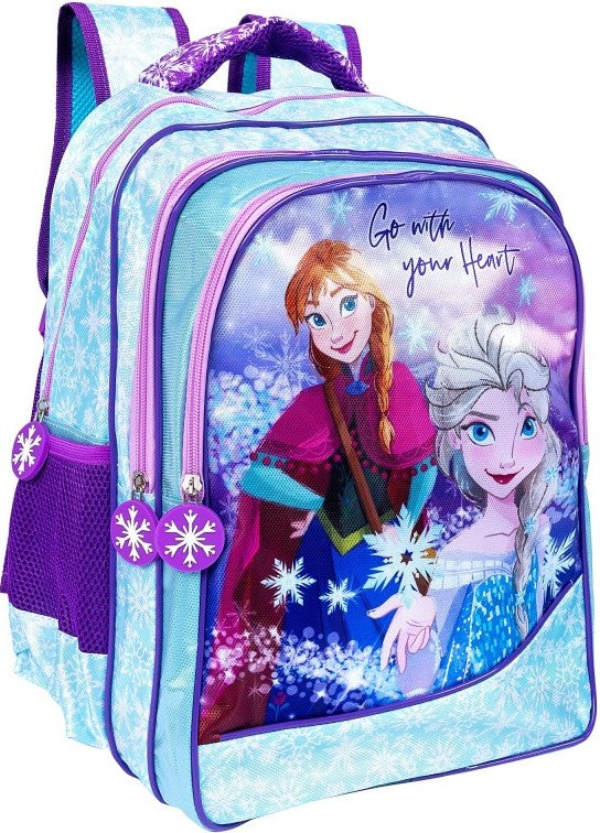 Раница Фроузен41Х32Х15 Регулируеми Презрамки С 2 Странични Джоба С 3 Голями Отделения Мек Дебел Гръб С Отваряне С Цип