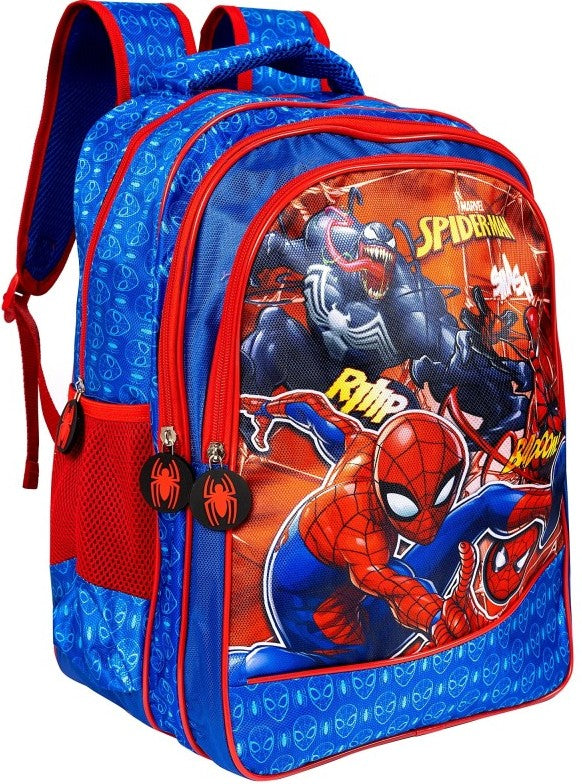 Раница Спайдермен41Х32Х15 Регулируеми Презрамки С 2 Странични Джоба С 2 Голями Отделения И 1 Малко Отделение С Отваряне С Цип