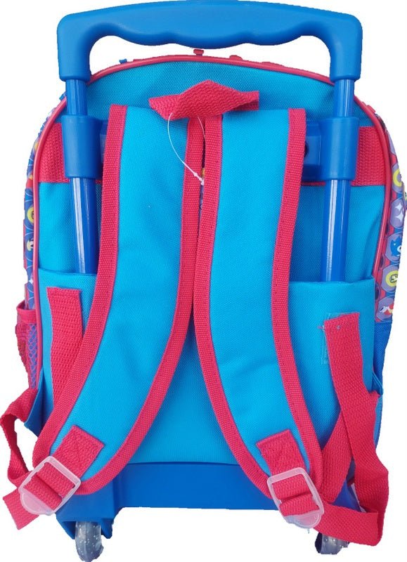 Карета Соник С Колела И ТелескопичнаДръжка И 3Д Раница 39Х28Х14