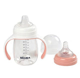 2-В-1 Преходна Неразливаща Чаша 210Мл - Old Pink --- BebeMama