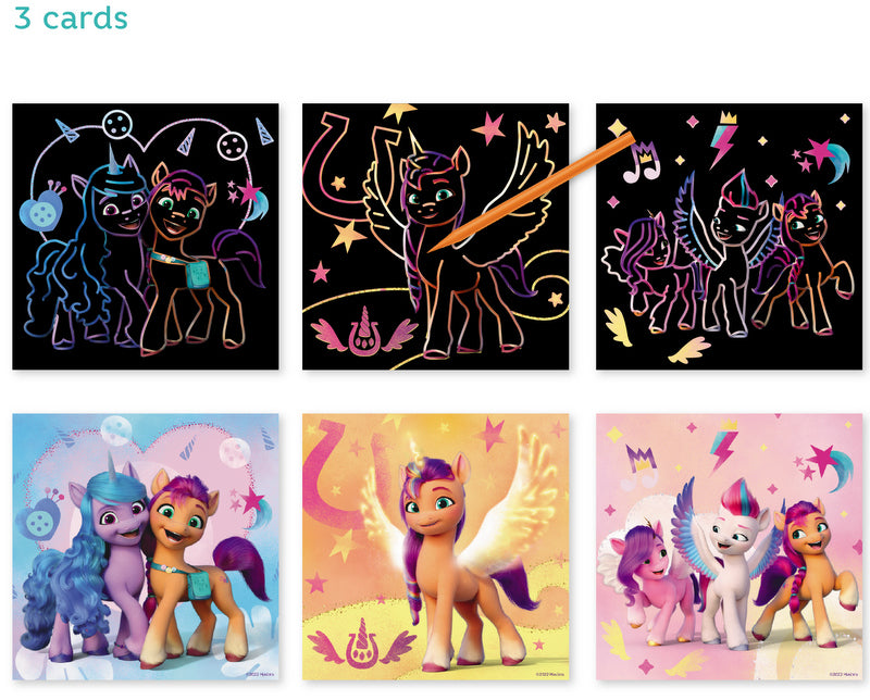 Joc My Little Pony cu șarpe cu clopoței, cu unelte și 3 plăci, 23x23x0,6