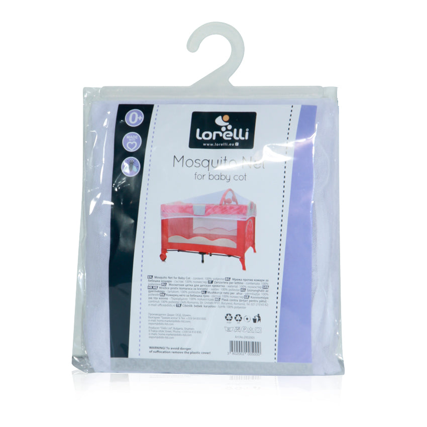 Комарник За Сгъваема Кошара Бял Lorelli Classic