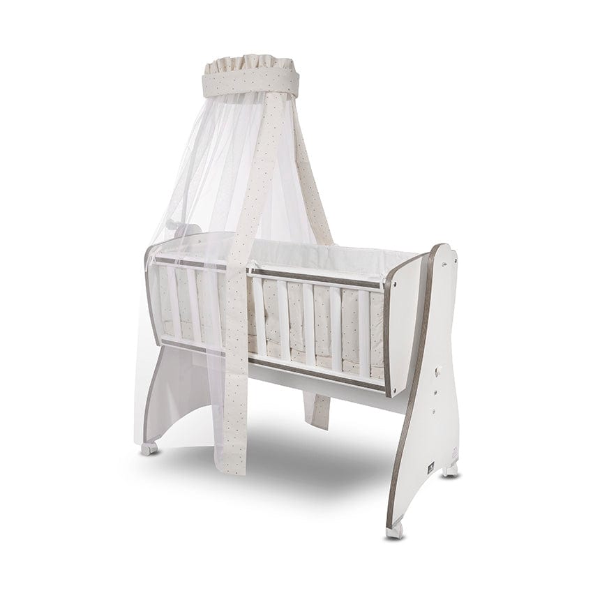 Set balansoar First Dreams Ranforce Ecru Sky