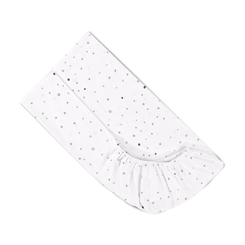 Cearșaf cu elastic 60/120+15cm Prieteni Fericiți Mentă