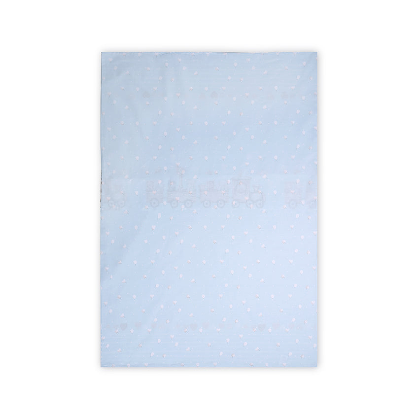 Plic cu fermoar pentru pilotă 140/95cm, trenă, albastru