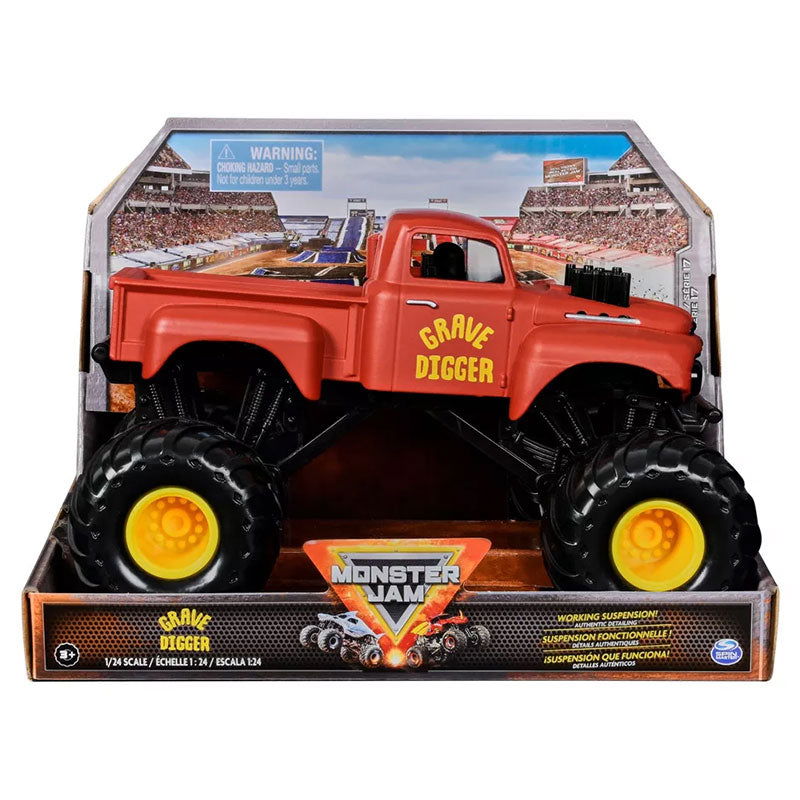 20141117 Бъги 1:24 Grave Digger Red --- BebeMama