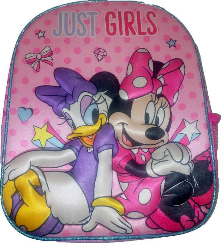 Раница 3Д Мини Маус За Детска Градина 32X29X12Регулируеми Презрамки С 2 Страничен Джоб С 1 Голямо Отделение С Цип