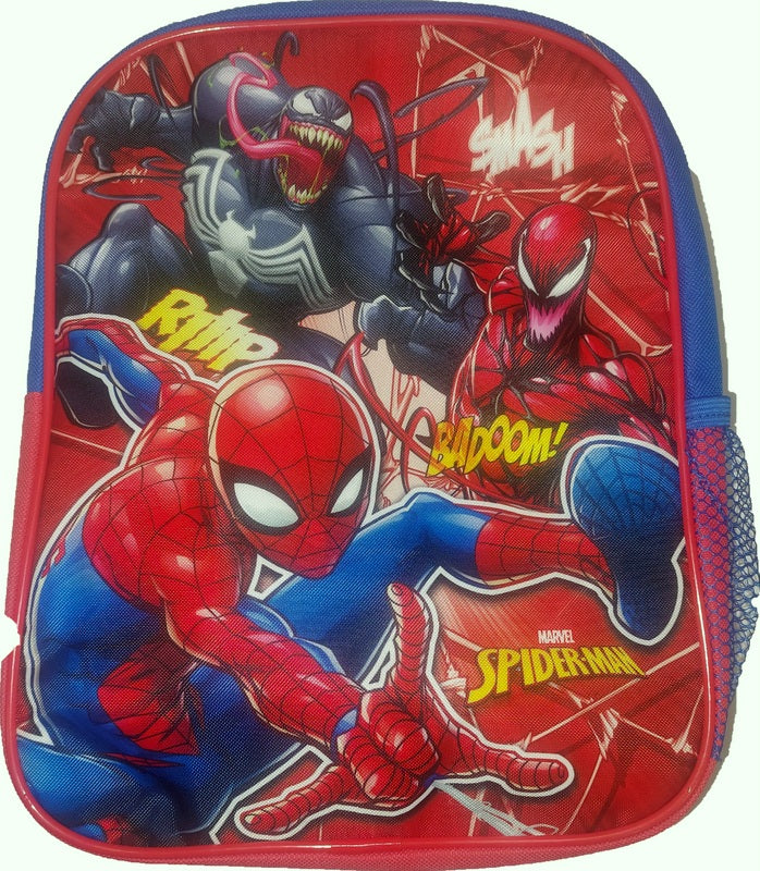 Раница Спайдермен За Детска Градина 33X22X10 Регулируеми Презрамки С 2 Странични Джоба С 1 Голямо Отделение