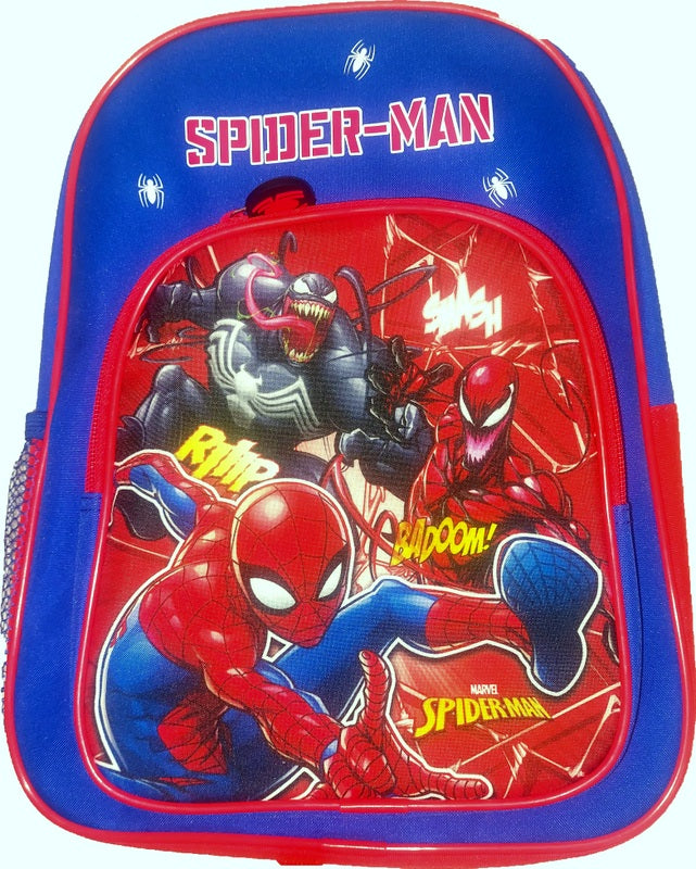 Раница Спайдермен 33Х27Х15 Регулируеми Презрамки С 2 Странични Джоба С 1 Голямо Отделение И 1 Малко Отделение С Отваряне С Цип