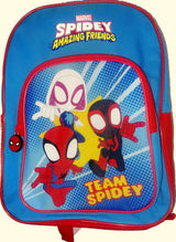 Раница Спайдермен 33Х27Х15 Регулируеми Презрамки С 2 Странични Джоба С 1 Голямо Отделение И 1 Малко Отделение С Отваряне С Цип