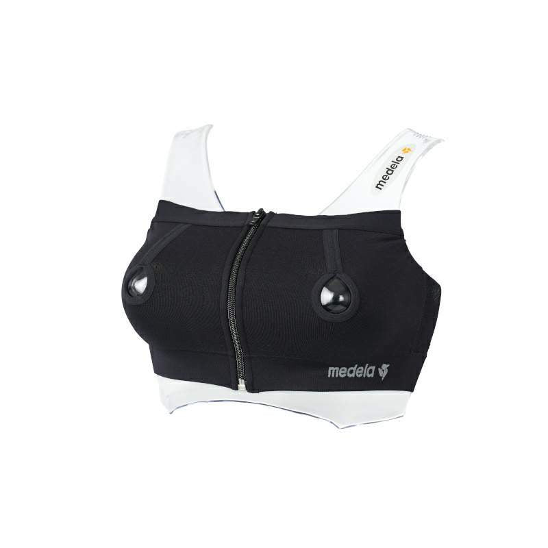 Бюстие За Лесно Изцежд L, Черно Medela