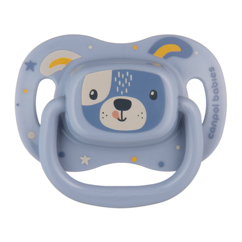 Залъгалка Сил Сим 0 6м Cute Animals Синя F Canpol