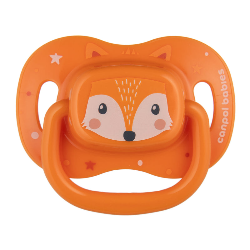 Залъгалка Сил Сим 0 6м Cute Animals Оранж F Canpol