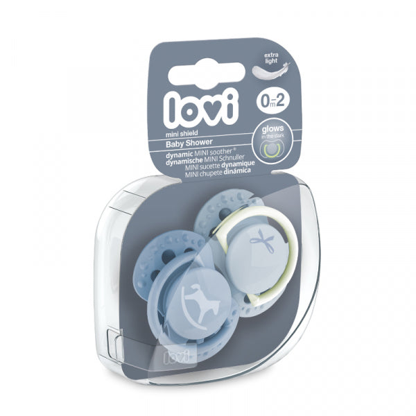 Залъгалка Силикон Baby Shower Boy 0 2м, 2 Бр H Lovi
