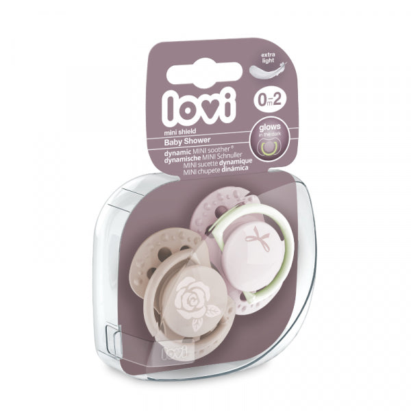 Залъгалка Силикон Baby Shower Girl 0 2м, 2 Бр H Lovi