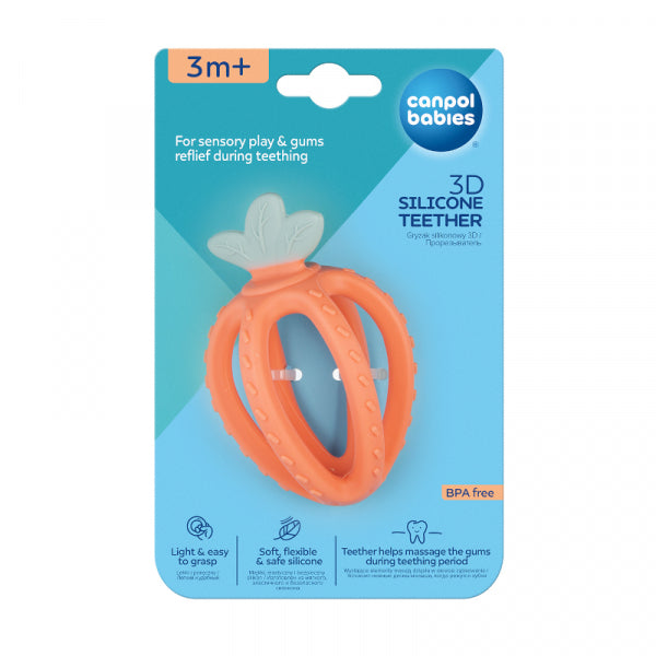 Чесалка Сил 3d Strawberry L Canpol