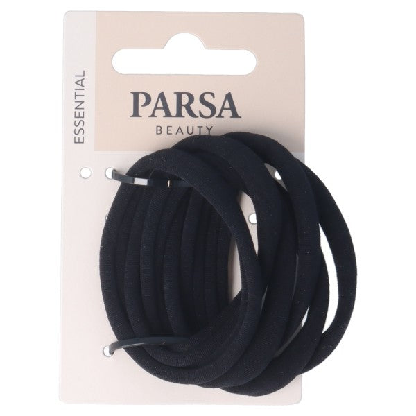 Ластик За Коса Черно 6 Бр S Parsa 20