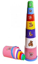 Пирамида КофаС 7Чашки С Картинки С Животни 45Х11Х11