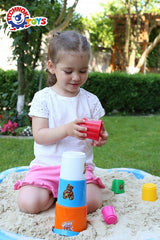 Пирамида КофаС 7Чашки С Картинки С Животни 45Х11Х11