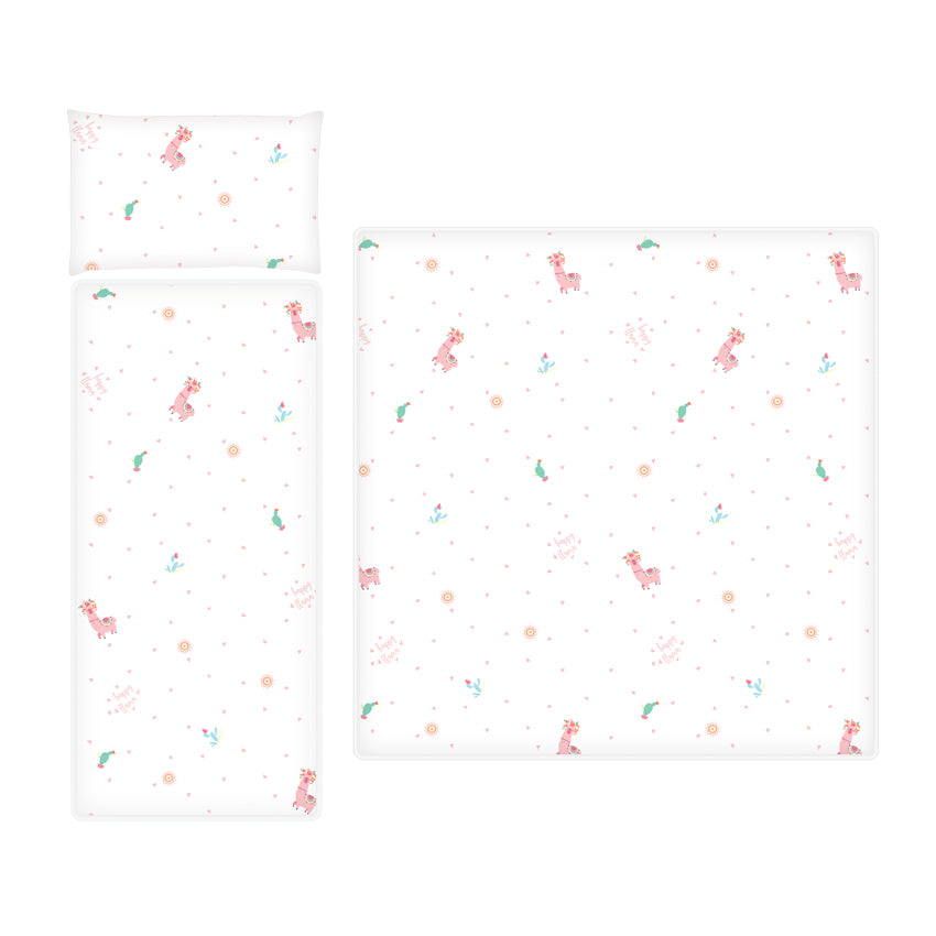 Сет За Дет Количка Летен Ранфорс Бяло С Корони - Сетове За Колички - Lorelli Classic - BebeMama