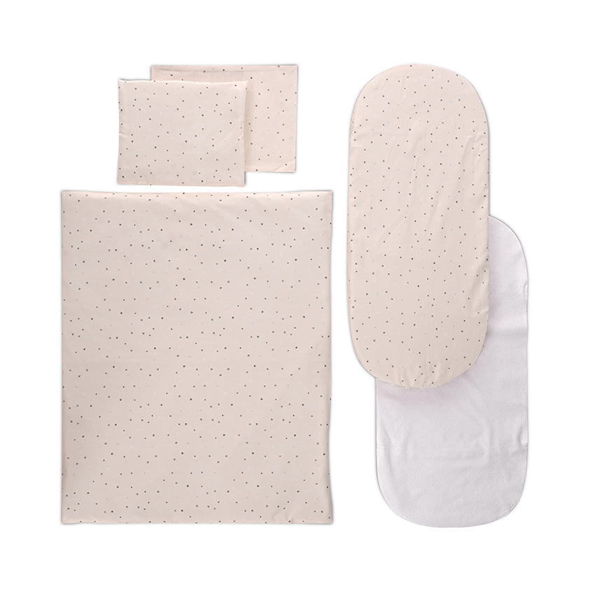 Сет За Детска Количка С Протектор Екрю Небе